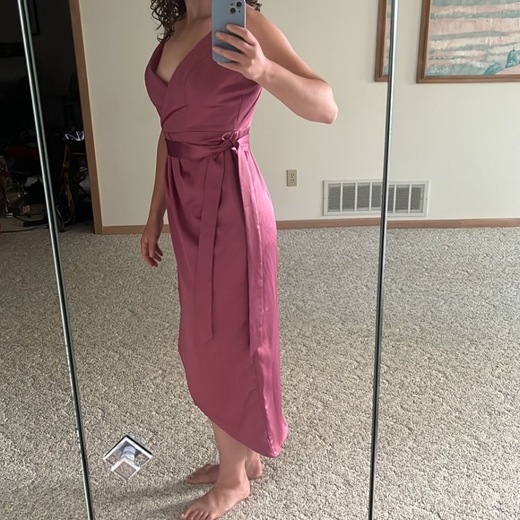 618 midi length berry tulip dress - Picture 3 of 11